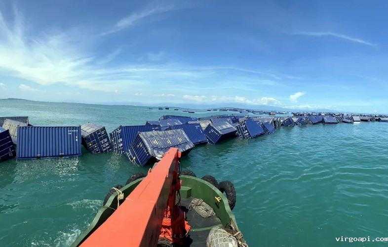海运集装箱船在高雄沉没原因曝光